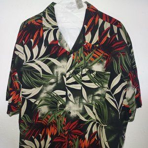 100% Silk Hawaiian style shirt XXL